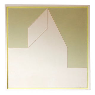 Vincent Van Den Meersch, Project III, Oil on Canvas, 1970s For Sale