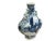 Chinese Chinese Blue White Porcelain MoonFlask Scenery Graphic Art Vase For Sale - Image 3 of 15