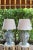 Metal Substantial Mid 20th Century Laural Lamp Influence Lamps - A Pair For Sale - Image 7 of 12