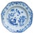 Antique Qing Dynasty Chinese Octagonal Blue and White Porcelain Dish, 1750 For Sale - Image 6 of 6