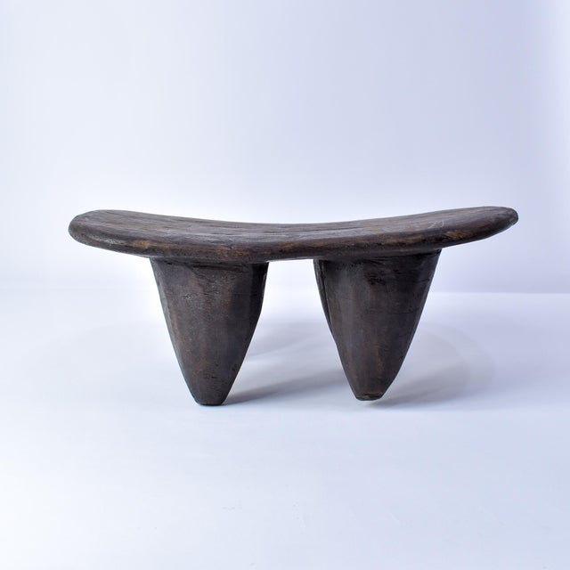 Mid 20th Century Vintage African Stool Burkina Faso For Sale - Image 9 of 13