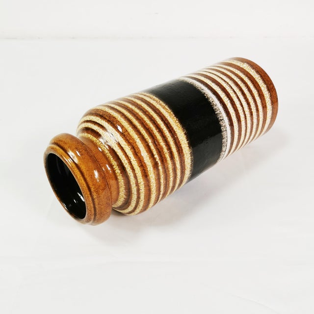 Mid-Century Modern Modernist Ceramic Vase from Scheurich Keramik, Germany, 1960s For Sale - Image 3 of 10