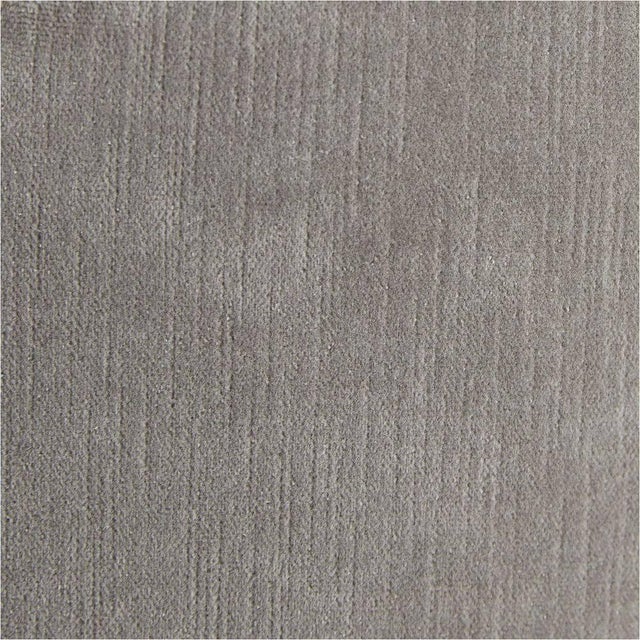 Arteriors Home Turner Chaise Sharkskin Velvet Grey Ash, Left Arm For Sale - Image 9 of 9