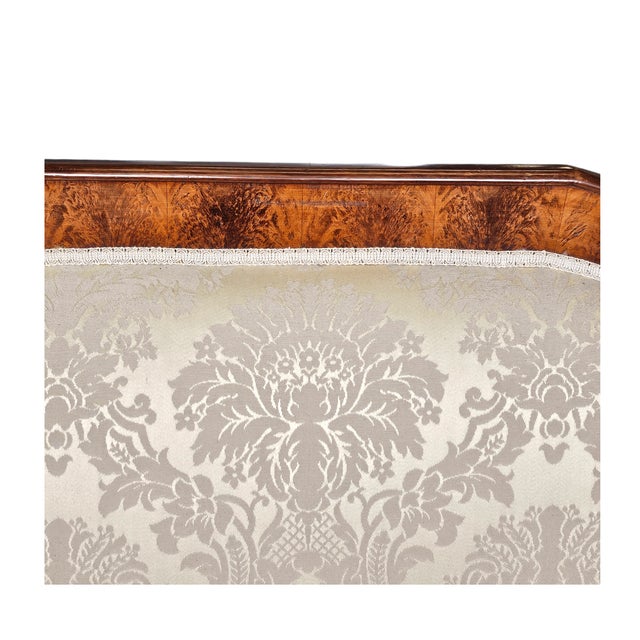 Federal Style Mahogany Inlaid Settee With Shield Back 68" For Sale - Image 10 of 17