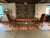 Vintage A. Brandt Oak 8-Foot Trestle Dining Table With Drawers For Sale - Image 6 of 9