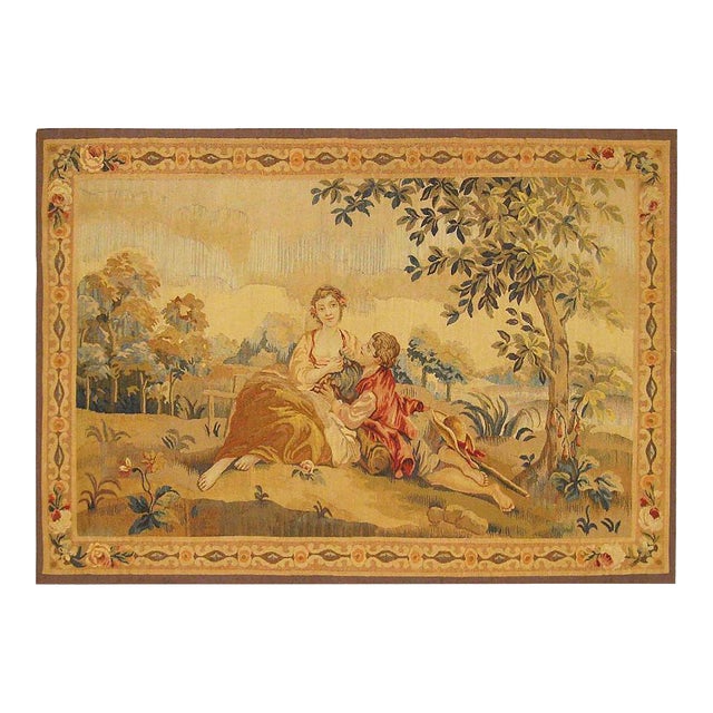 Late 19th Century French Romantic Tapestry For Sale