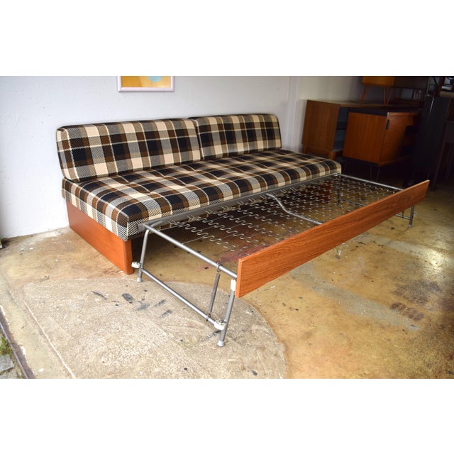 Wood Danish Teak Daybed, 1970s For Sale - Image 7 of 10