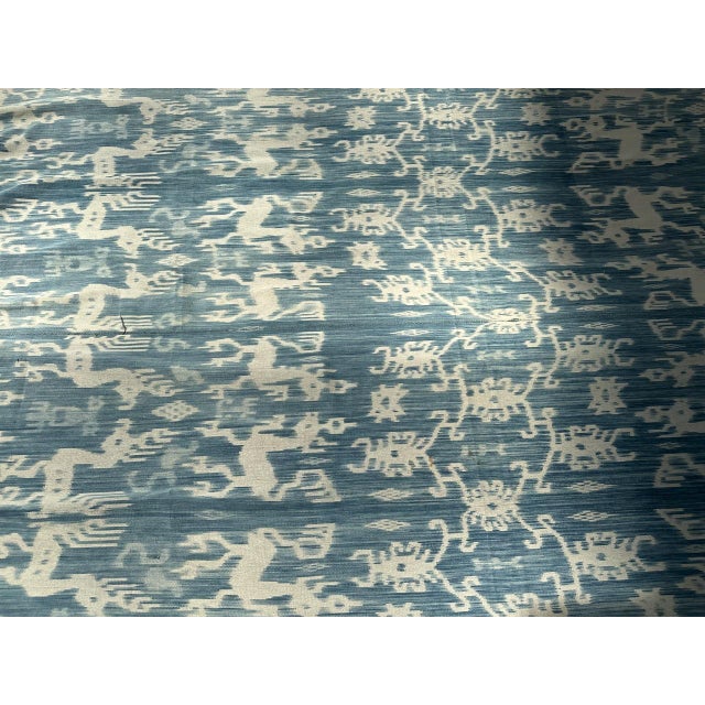 Tribal Rare Bold Indigo Sumba Textile For Sale - Image 3 of 5