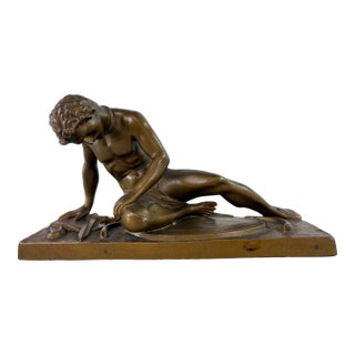 Early 20th Century Death of a Gladiator Italian Italian Sculpture For Sale