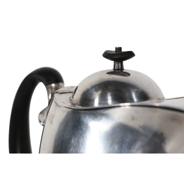 4pc Art Deco Style Silver Plate Coffee Tea Serving Set Achievement by Community C. 1930/50 For Sale - Image 10 of 12