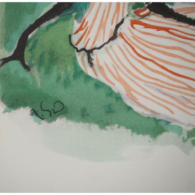 Jean-gabriel domergue (1889-1968) summer walk, 1948 lithograph enhanced with stencil signed in the plate on bfk rives 33 x...