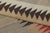 Textile Antique Navajo Blanket Rug in Brown With Geometric Chevron Pattern - Rug & Kilim For Sale - Image 7 of 7