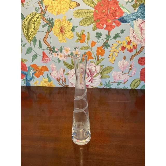 Contemporary Mid 20th Century Baccarat Bud Vase For Sale - Image 3 of 5