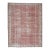 1960s Vintage Persian Handmade Wool Cotton Light Red Area Rug For Sale