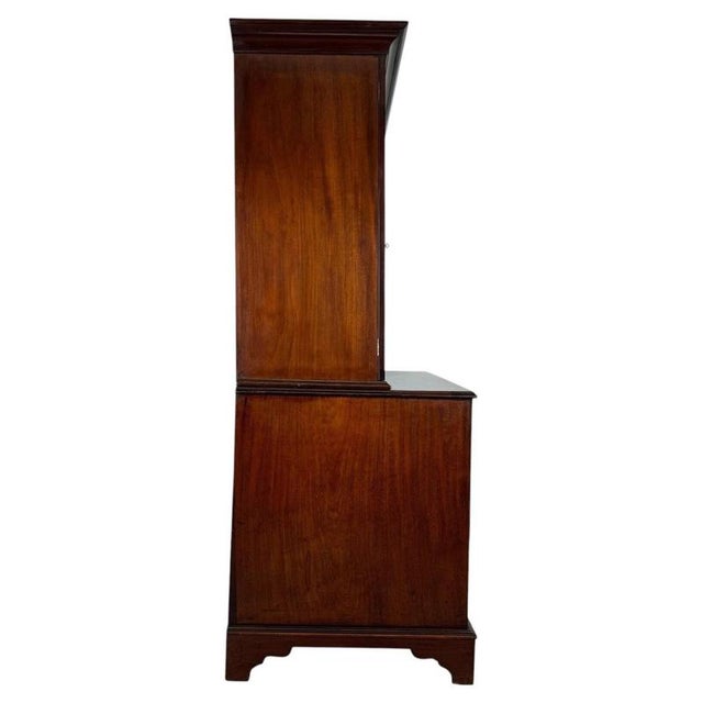 2000 - 2009 Antique English Mahogany Cabinet, 1700s For Sale - Image 5 of 13