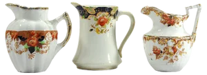 Small 19th Century Jugs, Great Britain, 1890s, Set of 3