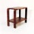 Sculptural Italian Art Deco side table in the style of Osvaldo Borsani, 1930s. Made of walnut wood, this piece is made up...