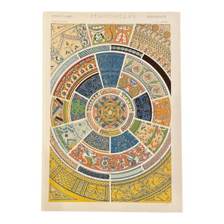 Renaissance Chromolithograph From Owen Jones' Grammar of Ornament For Sale