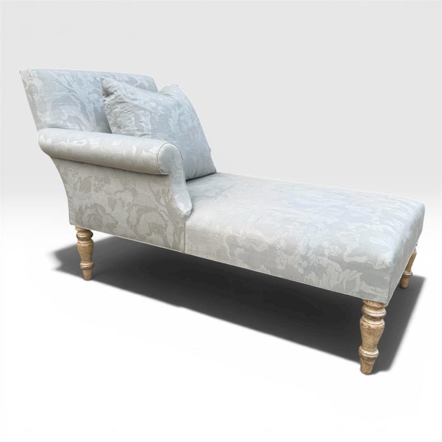 A beautiful chaise from covetable Rose Tarlow. The Chelsea chaise features an elegant and comfortable wide sloping back...