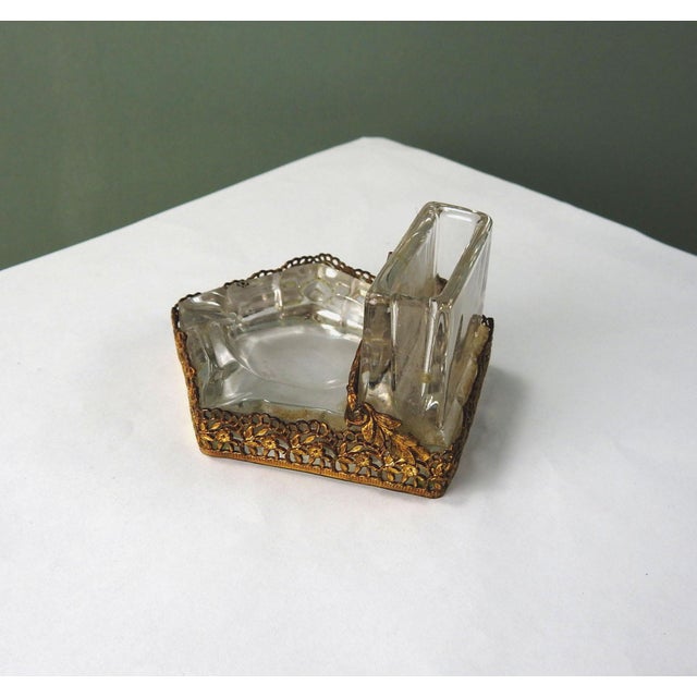 Glass Match Holder & Ashtray Chairish