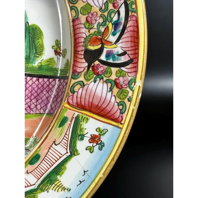 Antique French Plate by Creil and Montereau, 1890s For Sale - Image 3 of 11