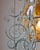 Early 1900s Italian Wrought Iron Lantern Light Green Finish Amber Glasses For Sale In Atlanta - Image 6 of 12