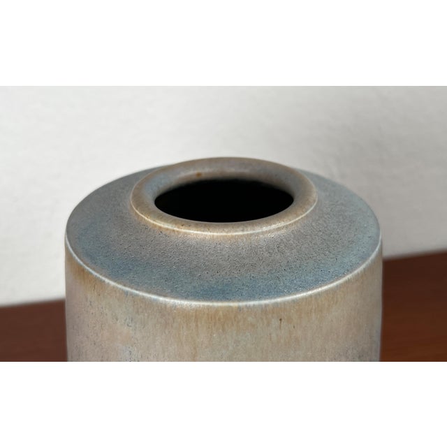 Mid-Century German Studio Pottery Vase by Karin and Walther Zander, 1960s For Sale - Image 14 of 15