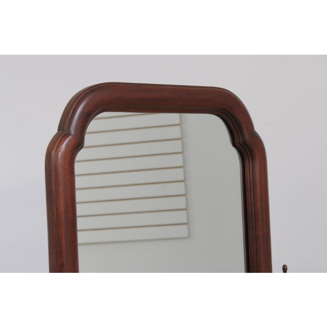 Henkel Harris Mahogany Cheval Standing Dressing Mirror For Sale In Philadelphia - Image 6 of 16
