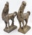Hollywood Regency Jaru Ceramic Greek Revival Roman Stallion Horse Sculptures 1970s - Set of 2 For Sale - Image 3 of 7
