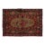 Vintage Tulu Rug in Brown With Polychromatic Floral Medallion - Rug & Kilim For Sale