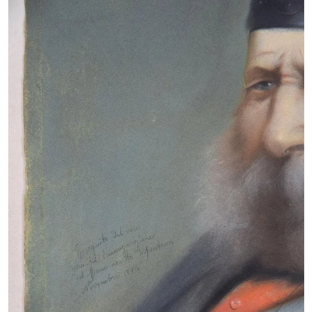 Garibaldi is a wonderful colored original drawing (chalk, charcoal and oil pastels) by an anonymous artist in 1880. A...