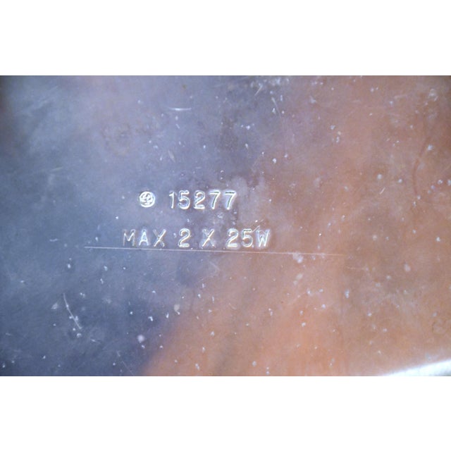 Large Swedish Modern Brass and Beech Table Lamp by Harald Notini for Böhlmarks Lampfabrik Ab, 1940s For Sale - Image 15 of 17