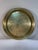 1970s Vintage Round Brass Etched Gallery Tray For Sale - Image 13 of 15