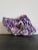 Purple Amethyst Crystal Cluster Slab Calcite Hematite Spike For Sale - Image 10 of 13
