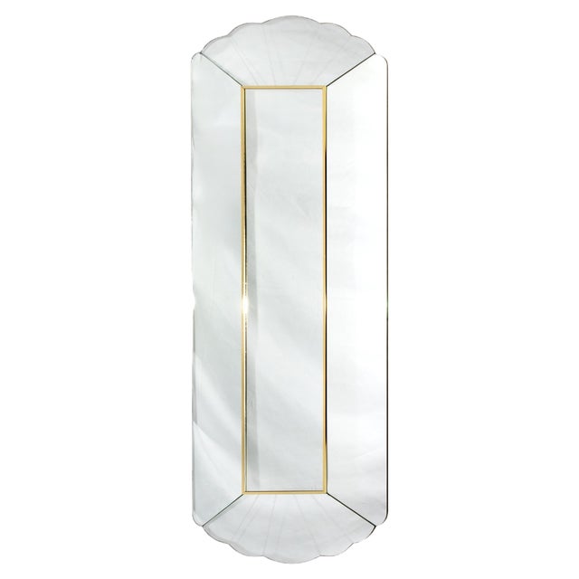 AD008 Mirror by Alain Delon for Maison Jansen, France, 1970s For Sale