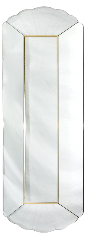 AD008 Mirror by Alain Delon for Maison Jansen, France, 1970s