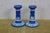 Wedgwood Vintage Wedgwood Blue Jasperware Candlesticks Creamer Sugar Teapot Bowl Compote - Set of 6 For Sale - Image 4 of 16