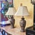 Pair of Bradburn Gallery Hand-Painted Floral Ceramic Table Lamps With Shades For Sale - Image 9 of 18