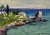 Oil Painting Evening Sea Horizon Boris Serdyuk For Sale