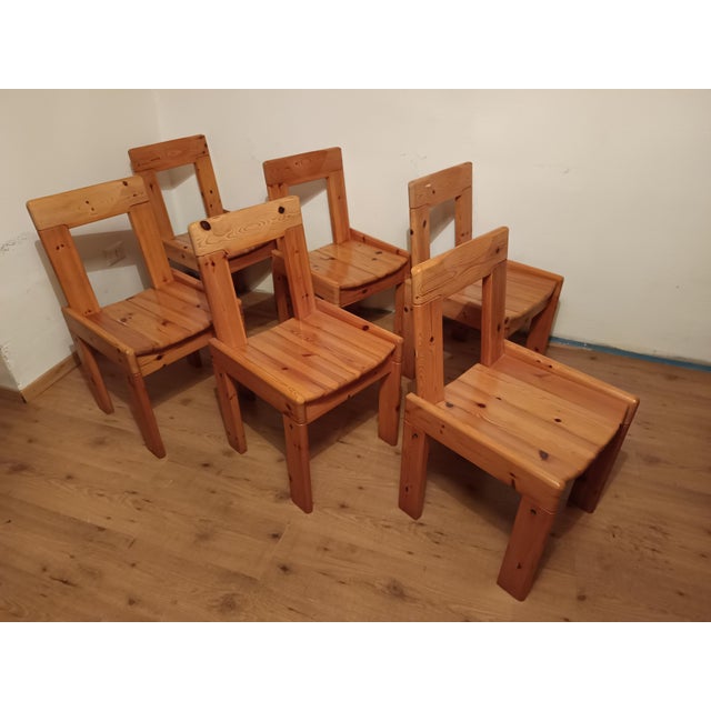 Chairs by Silvio Coppola for Montina, 1970s, Set of 6 For Sale - Image 8 of 10