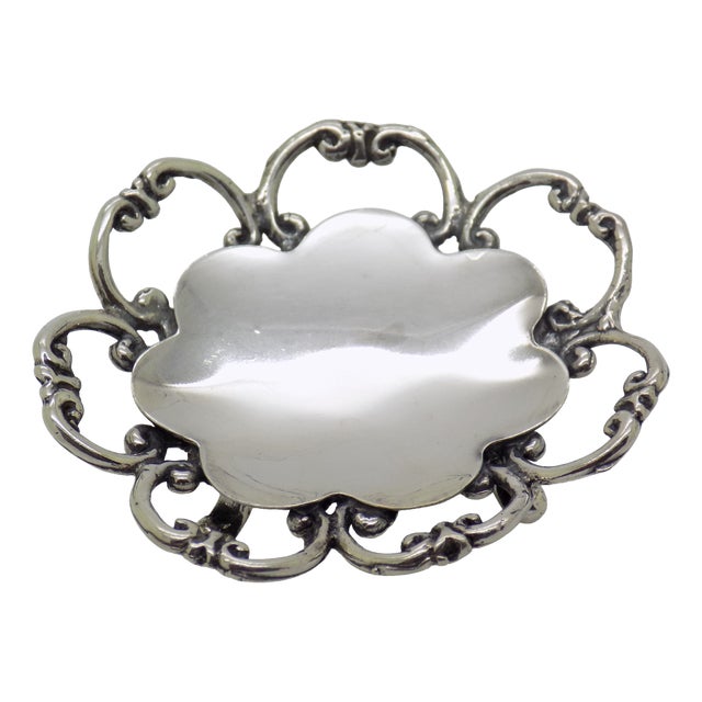 Vintage Italian Handmade Genuine Silver Table Centerpiece Figurine, 1980s For Sale