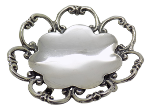 Vintage Italian Handmade Genuine Silver Table Centerpiece Figurine, 1980s