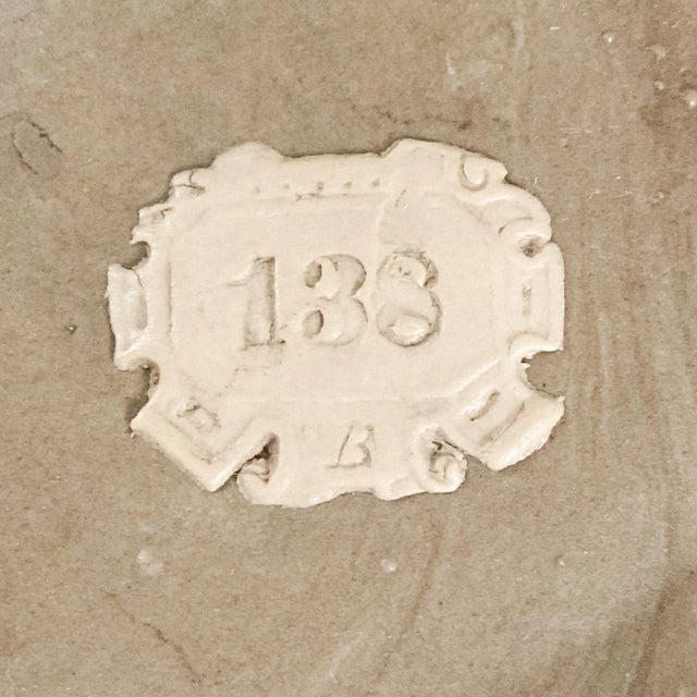 Beige Mettlach Villeroy & Boch Acorn Tree Vase, 1840's Stoneware Tree Shaped Vase For Sale - Image 8 of 10