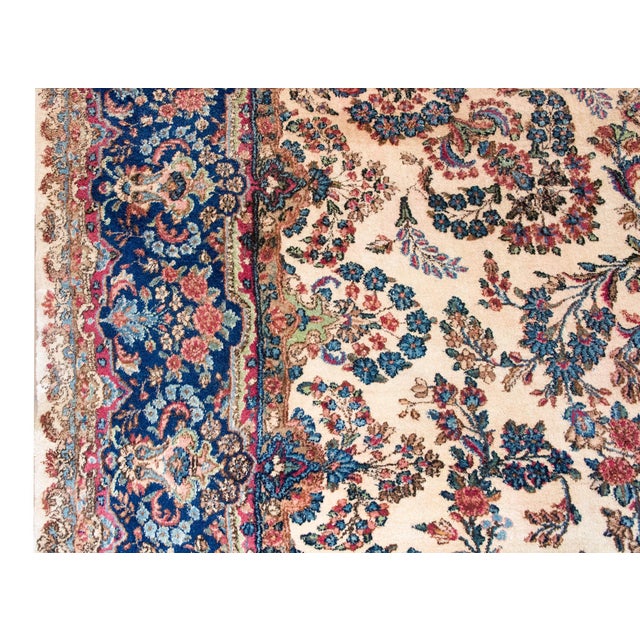 Early 20th Century Persian Kirman Rug For Sale - Image 4 of 15