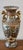 Vintage Royal Satsuma Hand-Painted Porcelain Urn Vase With Moriage & Gilt Handles For Sale - Image 10 of 17