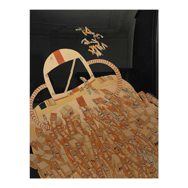 Fernand Flausch, Pop Art Composition, Mixed Media on Paper, 1973 For Sale - Image 10 of 10