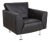 250 Leather Armchair Black by Rolf Benz For Sale