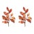 Rustic Metallic Harvest Leaf Spray (Set of 2) For Sale - Image 3 of 3