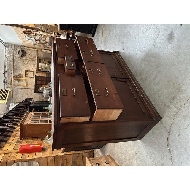 Wood Meuble de métier en chêne For Sale - Image 7 of 16