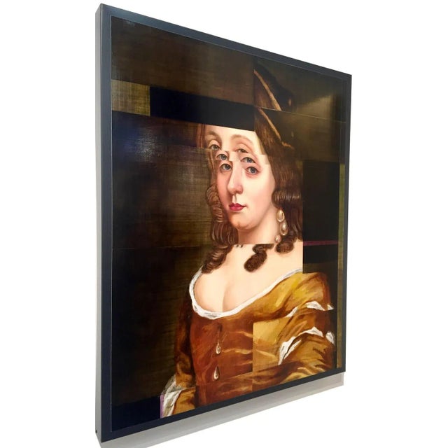 David crison "i felt it was appropriate to use an 'old' process, such as painting, to speak about a 'new' processes or...